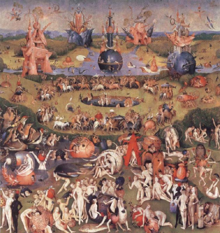 BOSCH, Hieronymus The Garden of Earthly Delights oil painting picture